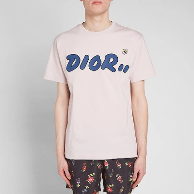 Dior kaws best sale t shirt pink