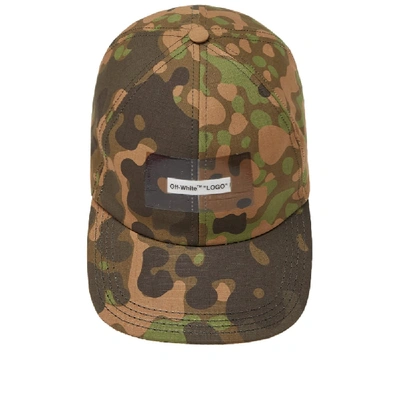 Shop Off-white Baseball Cap In Brown