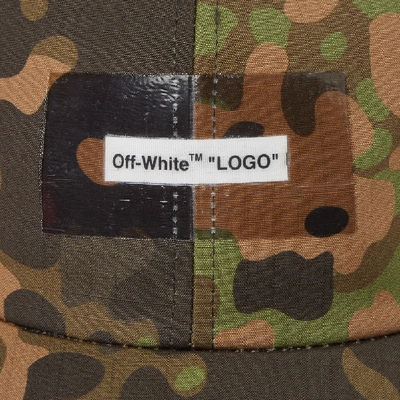 Shop Off-white Baseball Cap In Brown
