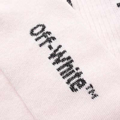 Shop Off-white Diagonal Sock In Pink