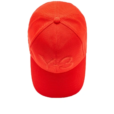 Shop Y-3 Logo Cap In Red