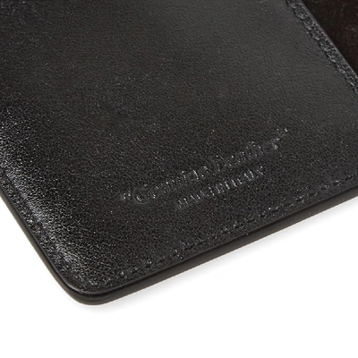 Shop Off-white Quote Passport Wallet In Black