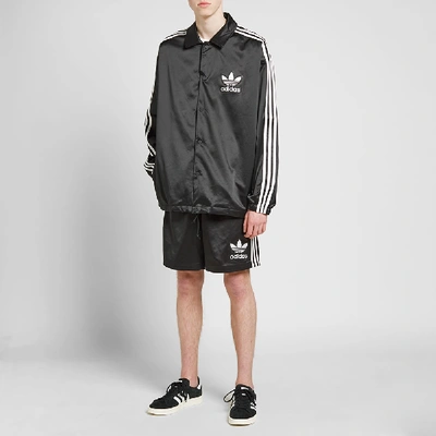 Adidas Originals Adidas Satin Short In Black | ModeSens