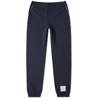 Shop Thom Browne Tech Knit Sweat Pant In Blue