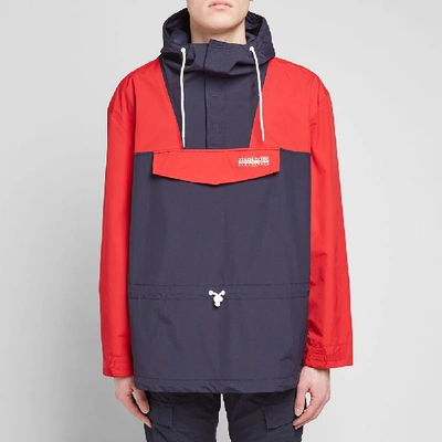 Shop Napapijri Skidoo S Tribe Jacket In Blue