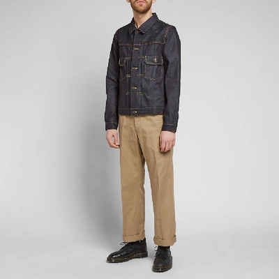 Shop Visvim Social Sculpture 101 Jacket In Blue