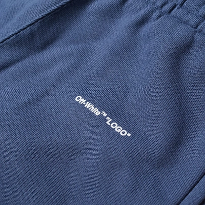 Shop Off-white Sweat Short In Blue