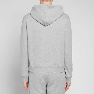 Shop Off-white Logo Slim Hoody In Grey