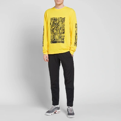 Shop Nike Acg Long Sleeve Waffle Top In Yellow
