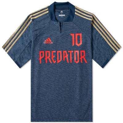 Shop Adidas Consortium Predator Zidane Jersey In Blue