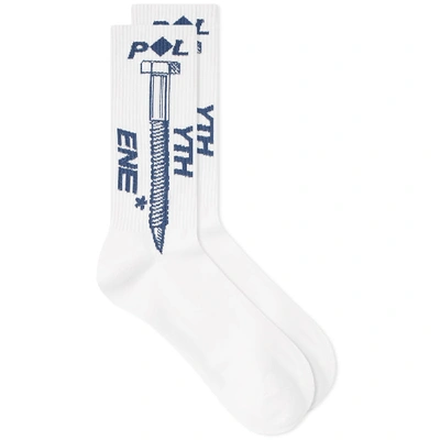 Shop Polythene Optics Nails Sock In White