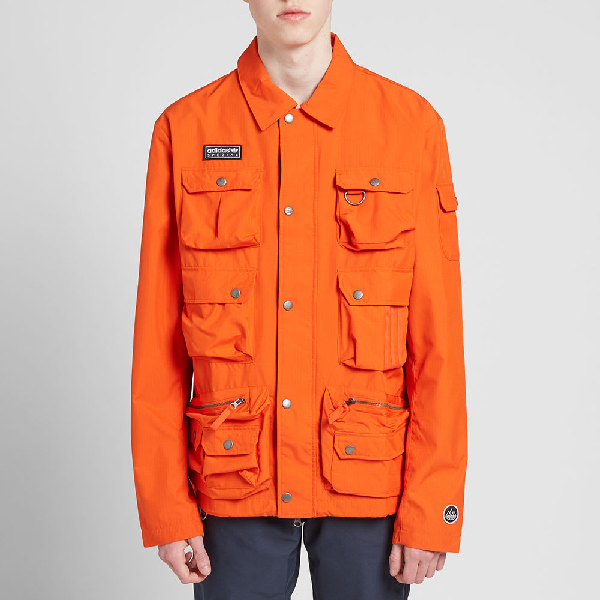 adidas spzl orange jacket