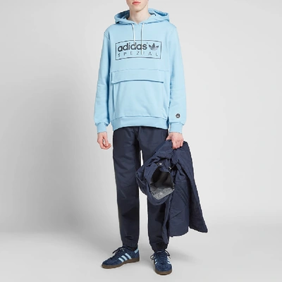 Adidas Spezial Adidas Spzl Banktop Popover Hoody In Blue | ModeSens