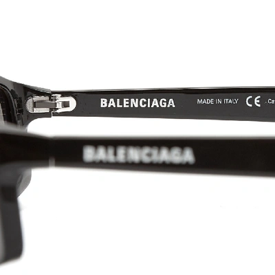 Shop Balenciaga Neo Square Sunglasses In Black