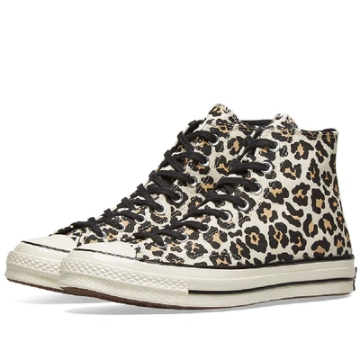 Shop Converse Chuck Taylor 1970s Hi Leopard Canvas In Brown