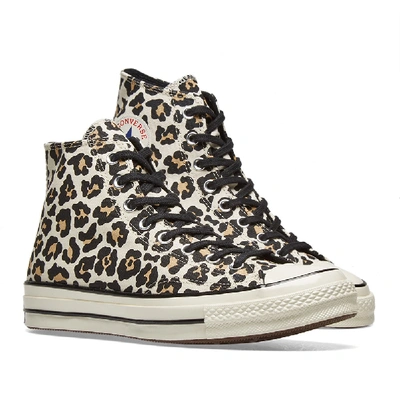 Shop Converse Chuck Taylor 1970s Hi Leopard Canvas In Brown