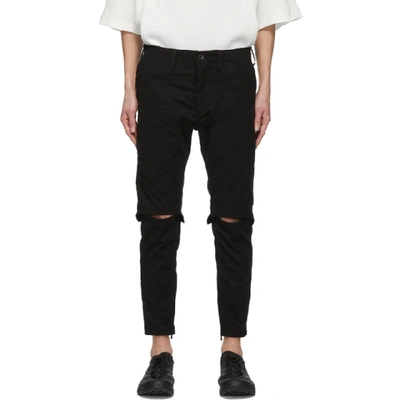 Shop Julius Black Twill Trousers