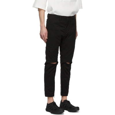 Shop Julius Black Twill Trousers