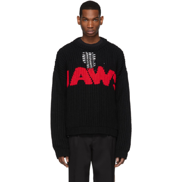 calvin klein 205w39nyc jaws sweater