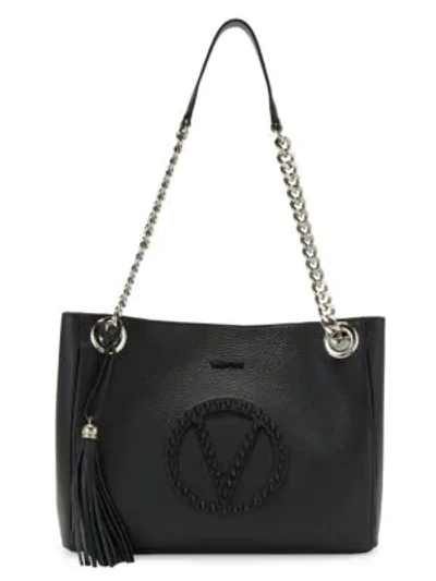 Shop Valentino By Mario Valentino Luisa Studded Leather Tote In Black