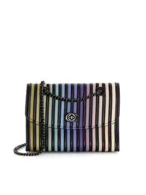 coach parker shoulder bag in ombre quilted leather