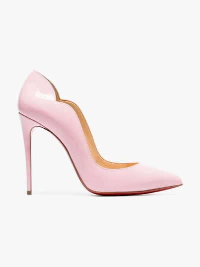Shop Christian Louboutin Candy Floss Pink Hot Chick 100 Patent Leather Pumps In P355 Pink