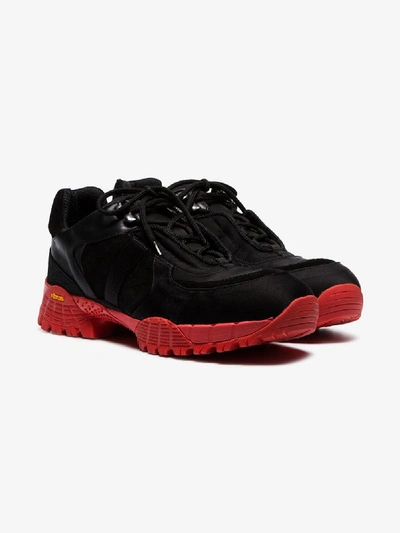 Shop Alyx 1017  9sm Low Hiking Boots In Black/red
