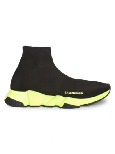 Shop Balenciaga Speed Trainer Sock Sneakers In Black