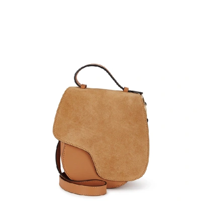Shop Atp Atelier Carrera Brown Leather Saddle Bag