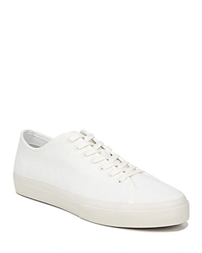 Shop Vince Men's Farrell Lace-up Sneakers In White