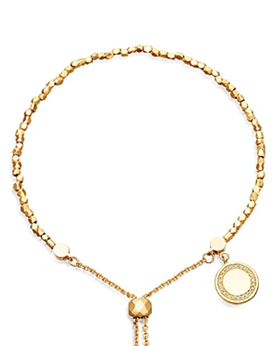 Shop Astley Clarke Cosmos Kula Adjustable Bracelet In 18k Gold-plated Sterling Silver, 18k Rose Gold-plated Sterling Si