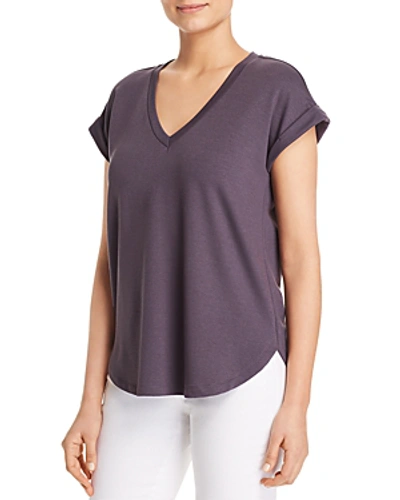 Shop B Collection By Bobeau French Terry Top In Navy