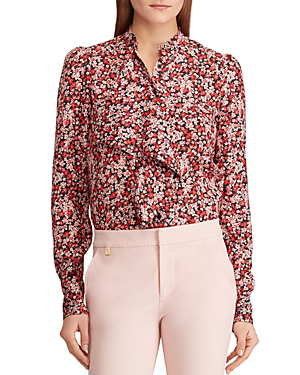 ralph lauren ruffle top