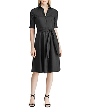 ralph lauren black shirt dress