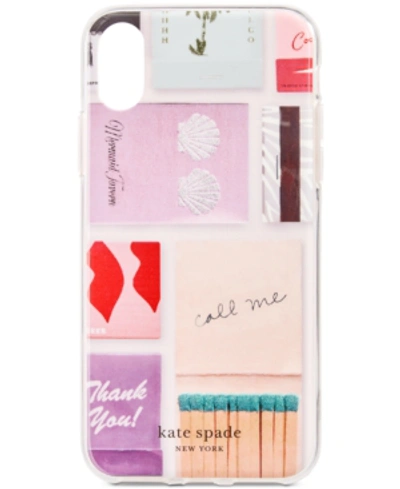 Shop Kate Spade New York Matchbooks Iphone Xs Case In Multi