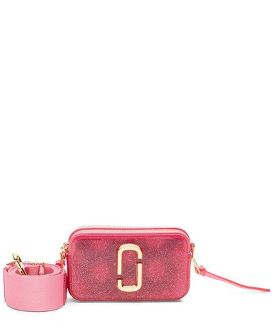 Marc Jacobs The Jelly Glitter Snapshot Bag in Pink