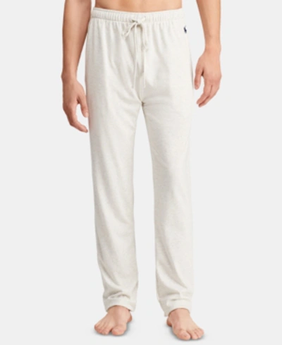 Shop Polo Ralph Lauren Men's Supreme Comfort Pajama Pants In New Sand Heather