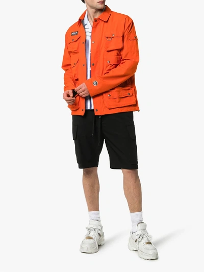 Shop Adidas Originals Adidas 'spezial Wardour' Hemdjacke In Orange