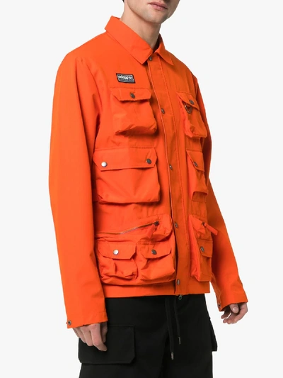Shop Adidas Originals Adidas 'spezial Wardour' Hemdjacke In Orange