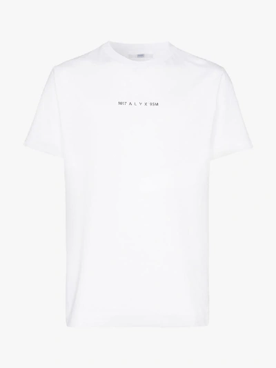 Shop Alyx 1017  9sm Logo T-shirt In White