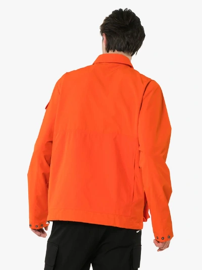 Shop Adidas Originals Adidas 'spezial Wardour' Hemdjacke In Orange