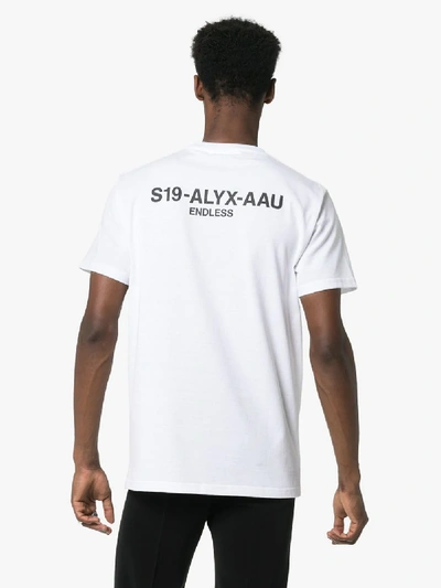 Shop Alyx 1017  9sm Logo T-shirt In White