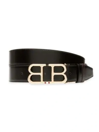 Shop Bally Britt Reversible Belt In Black