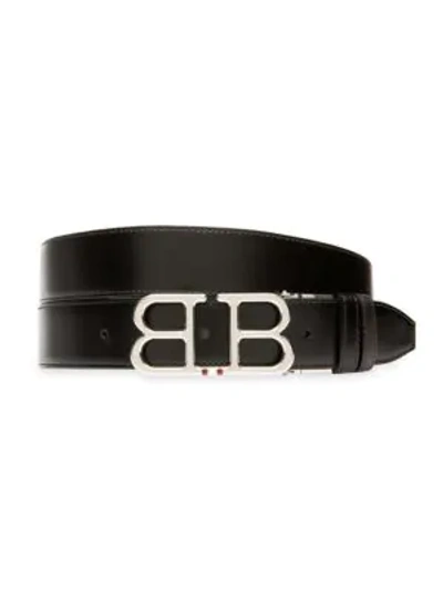 Shop Bally Britt Reversible Belt In Black