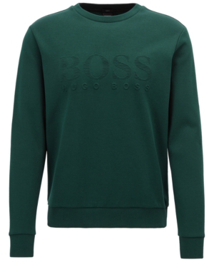 hugo boss hoodie green Off 61% - canerofset.com