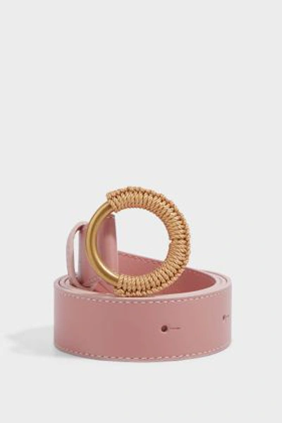 Shop Roksanda Yarn-wrapped Leather Belt In Pink