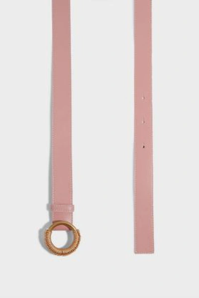Shop Roksanda Yarn-wrapped Leather Belt In Pink