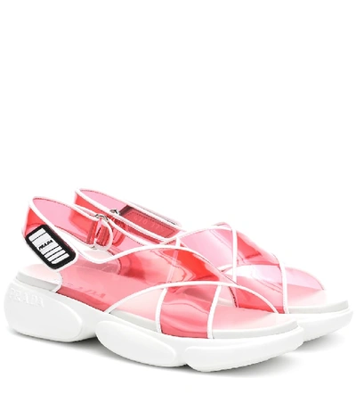 Shop Prada Cloudbust Sandals In Pink