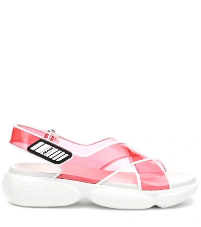 Shop Prada Cloudbust Sandals In Pink