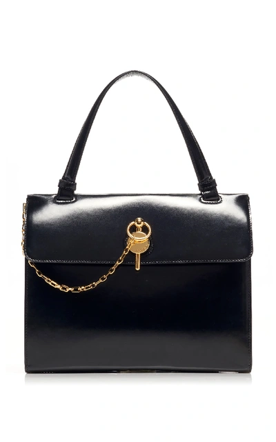 Shop Jw Anderson Lady Key Leather Bag In Black